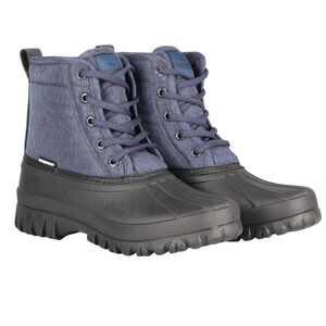 Hy Childrens/Kids Oxspring Waterproof Mucker Boots / Navy Blue